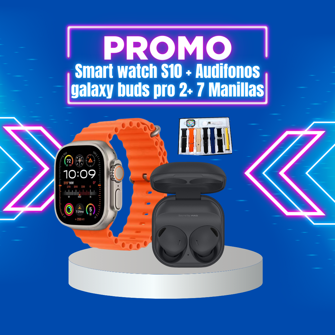 SMART WATCH S10+AUDIFONOS GALAXY BUDS2 P